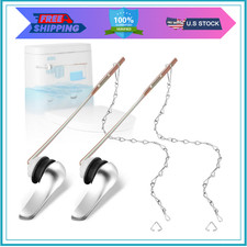 2 Pack Toilet Handle Replacement Kit, Universal Front Mount Toilet Flush Lever R