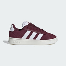 Adidas Grand Court Alpha 00s Maroon White Men's Trainers Shoes UK 10_10.5