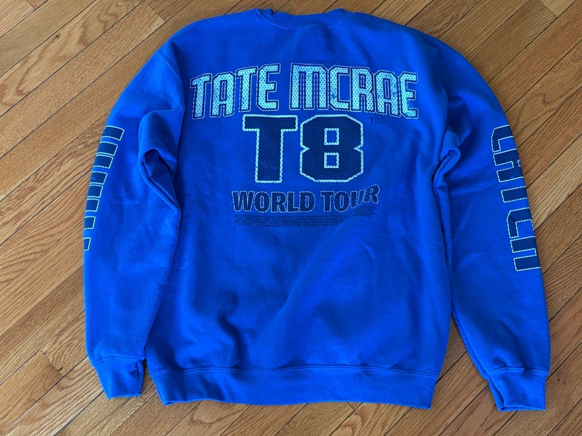 テイトマクレー TATE McRAE T8 ワールドツアー 2024 スウェット TATE MCRAE T8 THINK LATER CONCERT MERCH WORLD TOUR 2024