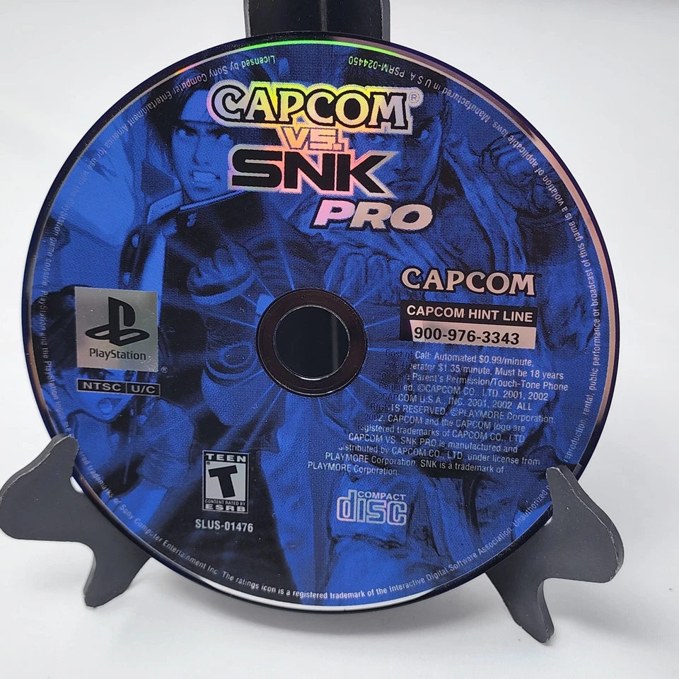 Capcom vs. SNK Pro (Sony PlayStation 1 PS1) CIB  Complete - TESTED - Image 2 of 4