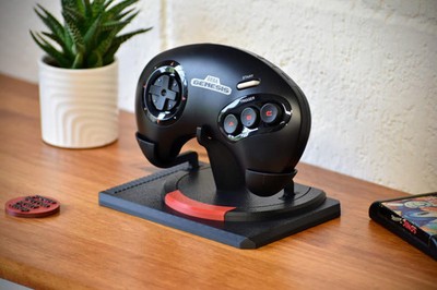 Sega Genesis (Mega Drive) Nintendo Switch Online Controller Display Stand - 3D P