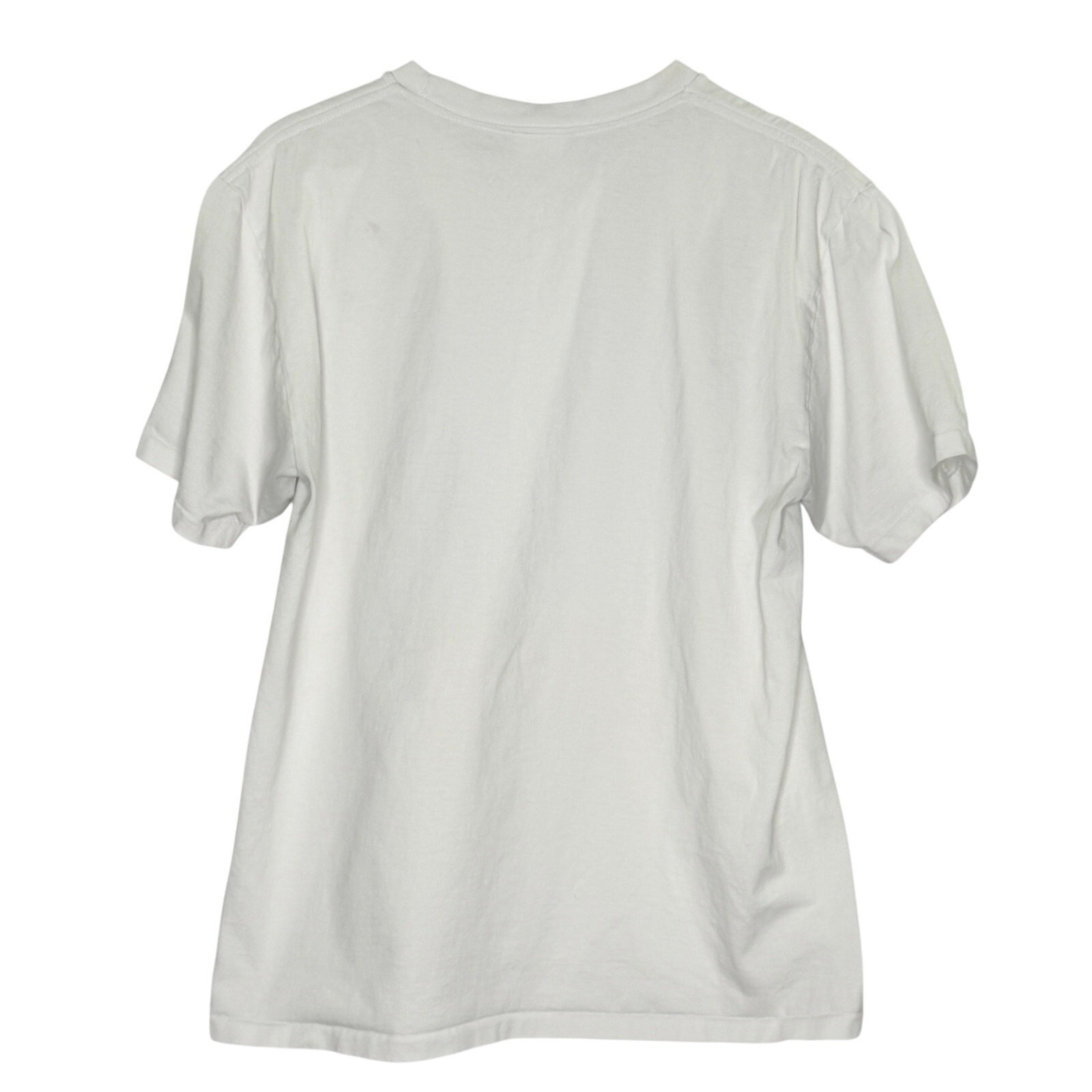 BAPE Ape Head Flame T-Shirt Tee Top White Blue L Short Sleeve *flaw thumbnail 2