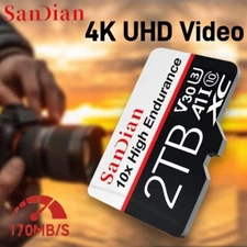 Micro TF SD Card High Speed SD Memory Card 128GB 256GB 32GB 64GB SD Card U3 A2 T