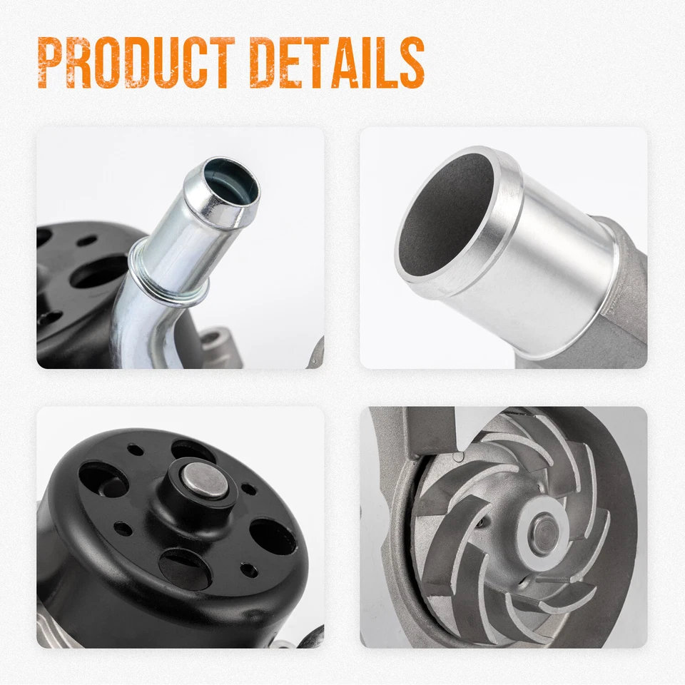 Bomba de agua 44039 Gates nueva para Jeep Grand Cherokee Dodge Durango 2016-2019 3,6 L Foto 3 de 4