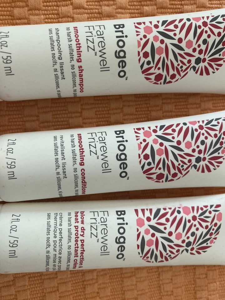 Briogeo Farewell Frizz Hair trio champú/acondicionador y crema seca 2 oz Ea Nuevo Foto 2 de 2