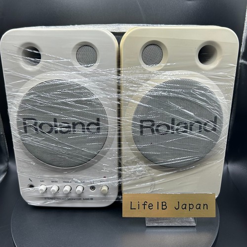 Roland MA-8 Stereo Micro Monitor Speaker Pair Set Compact Desktop Audio System - Picture 17 of 24