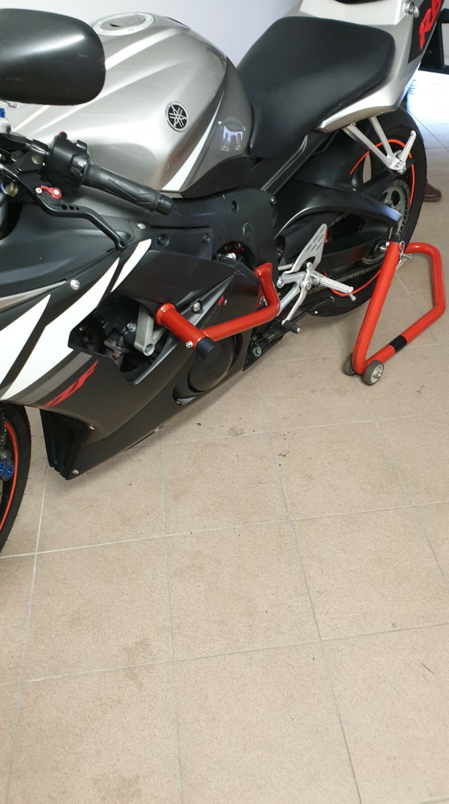 Yamaha YZF R6 2003-2005 crash cage engine guard crash bars stunt race ...