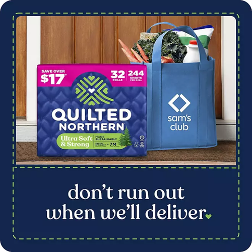 Quilted Northern Ultra Soft & Strong 2-Ply Toilet Paper 32 rolls,244 sheets/roll - Picture 4 of 12