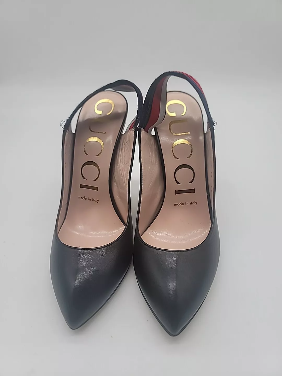 CHAUSSURES GUCCI ESCARPINS EN CUIR SYLVIE WEB ESCARPINS À BRIDE 524645 pointure 5,5
