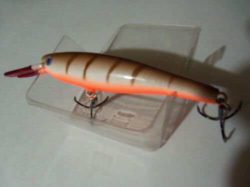 1 Rapala Minnow Rap Lure MR9 VIPER Marrone Crawdad Nuovo con scatola - Foto 3 di 7