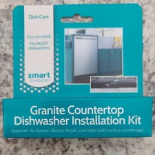 Smart Choice Solid Granite Countertop Dishwasher Installation Mounting Kit 