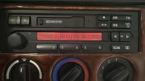 Unidad de radio estéreo reproductor de casete OEM BMW E36 Z3 M3 318I 323I 328I fabricante de equipos originales 45 k millas