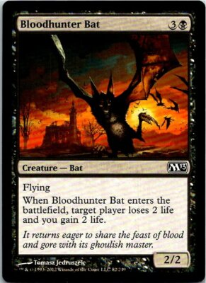 Bloodhunter Bat Magic The Gathering 2013 Card Light Play X1 | eBay