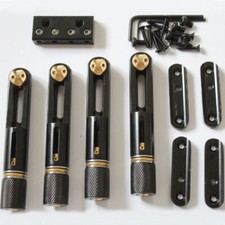 One set 4.5.6.7.9 strings black single headless bass bridge