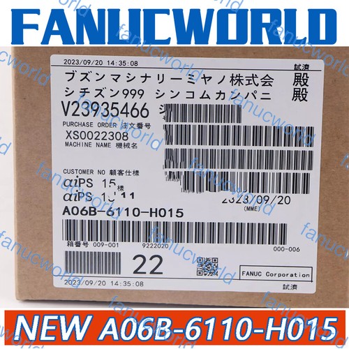 ONE New FANUC Servo amplifier A06B-6110-H015 A06B6110H015