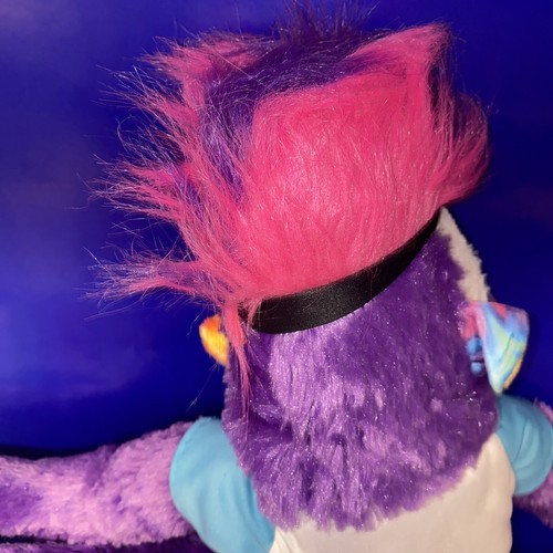 Mohawk Peace Monkey Plush Animal Toy Blue Multicolor “Rainbows Make Me Smile” - Picture 11 of 15
