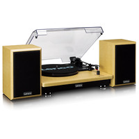 Lenco LS-100 Turntable Speakers (hmv Exclusive) Vinyl Record Player Sound System