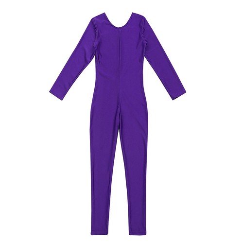 Kids Girls Leotard Workout Jumpsuit Active Unitard Uniform Bodysuit Ballet - Picture 76 of 125