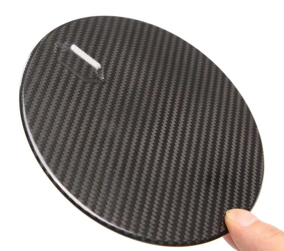 Real Carbon Fiber Fuel Cap Cover Trim Fit for LAMBORGHINI Huracan 2014-21 - Изображение 3 из 4