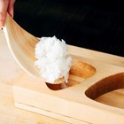 Akomeya Small triangular Hinoki Wood Onigiri Mold  rice ball shape Made in Japan