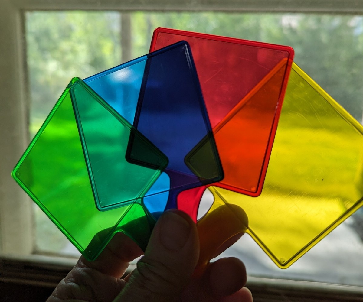 Aazon.co: 6Pcs Color Paddles, Transparent Color Paddles, Color - View #5