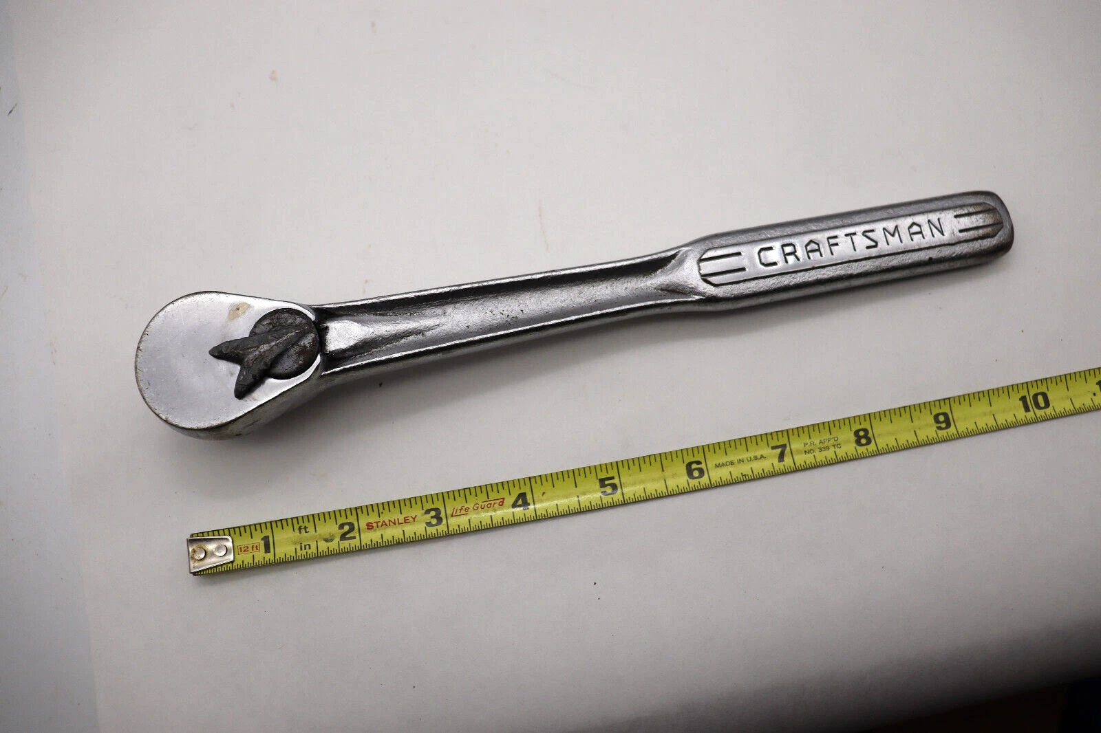 Craftsman Flying V 1/2” Drive Ratchet Oil Port =V= Vintage USA free ship T4