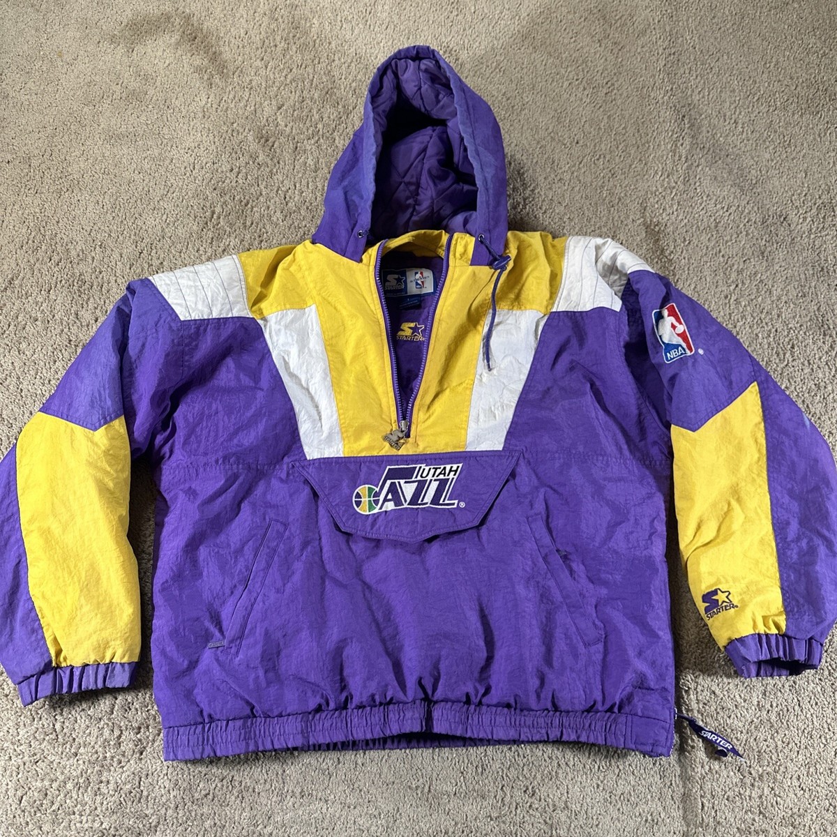 90s PRO PLAYER ナイロンジャケット Utah Jazzユタジャズ 90s PRO PLAYER ナイロンジャケット Utah Jazzユタジャズ 超希少