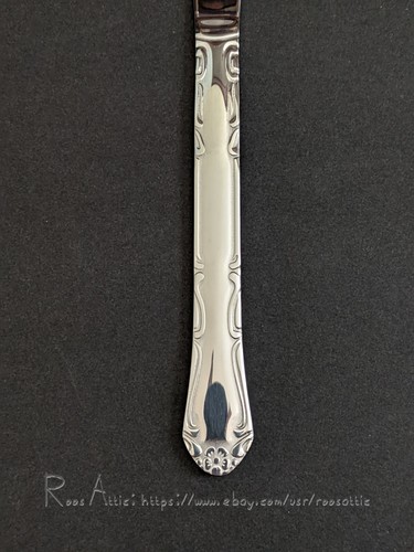 Delco Melinda Stainless Flatware Logoed: Dinner Knife Set 8 3/8" (Set of 12) NEW - Picture 3 of 7
