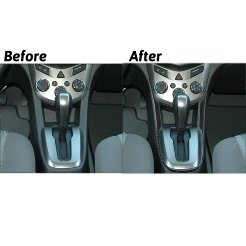 Carbon Fiber Transmission Surround Decorative Cover For Chevrolet Sonic 2012-16 - Picture 4 of 12