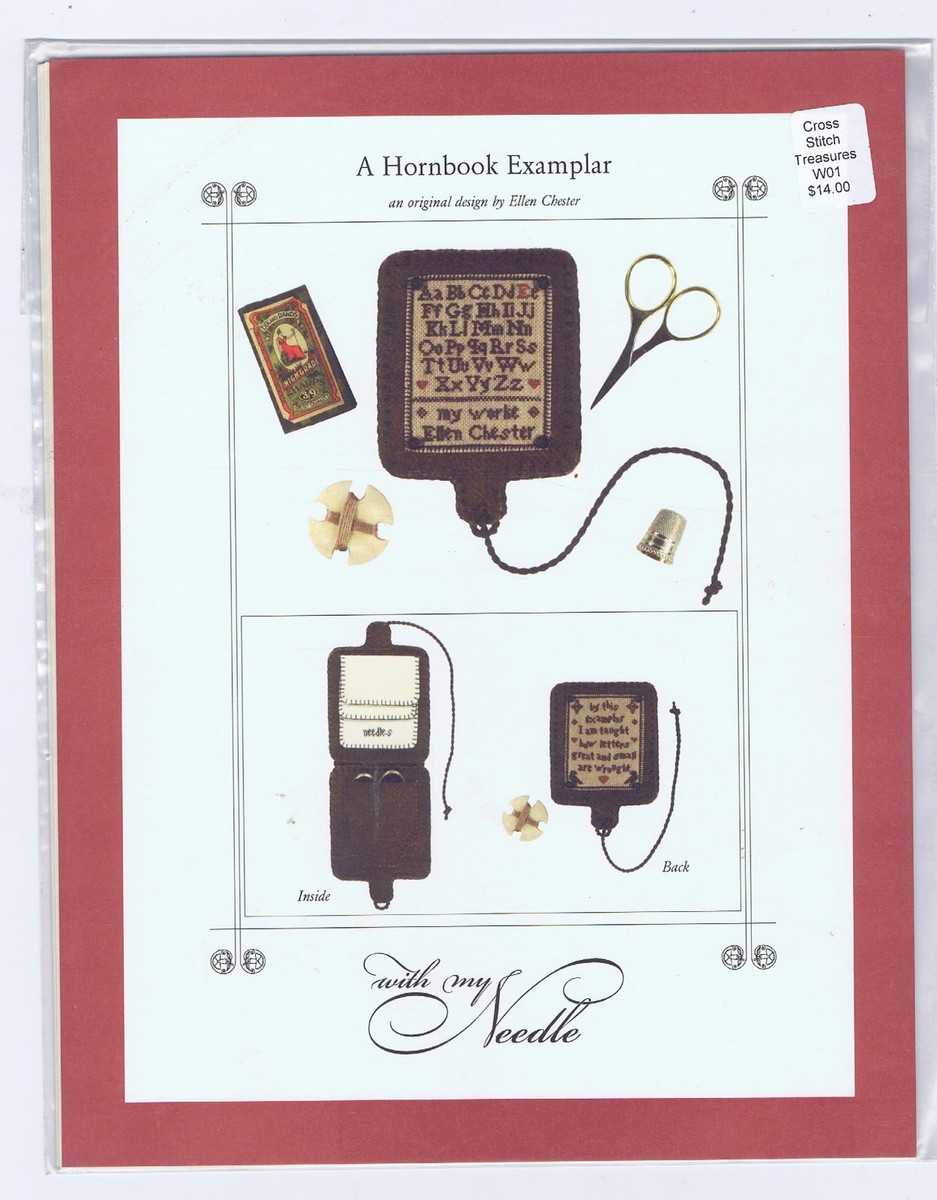 with my needle~A Hornbook Example~ cross stitch design by Ellen