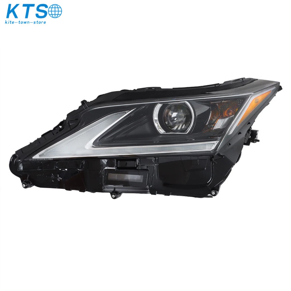 Proyector de faros negro izquierdo LH para Lexus RX350/RX450h 2016-2019 LED sin AFS Foto 3 de 4