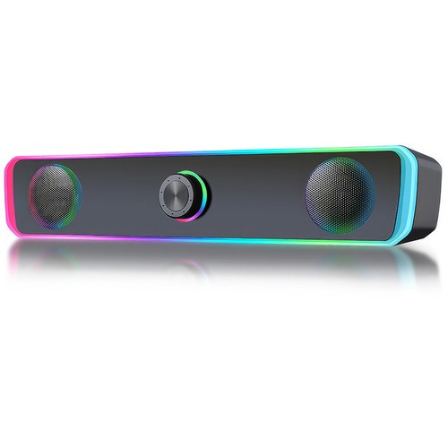 Bluetooth + USB Wired PC Speakers Computer Stereo Soundbar Speaker for PC Laptop - Picture 9 of 10