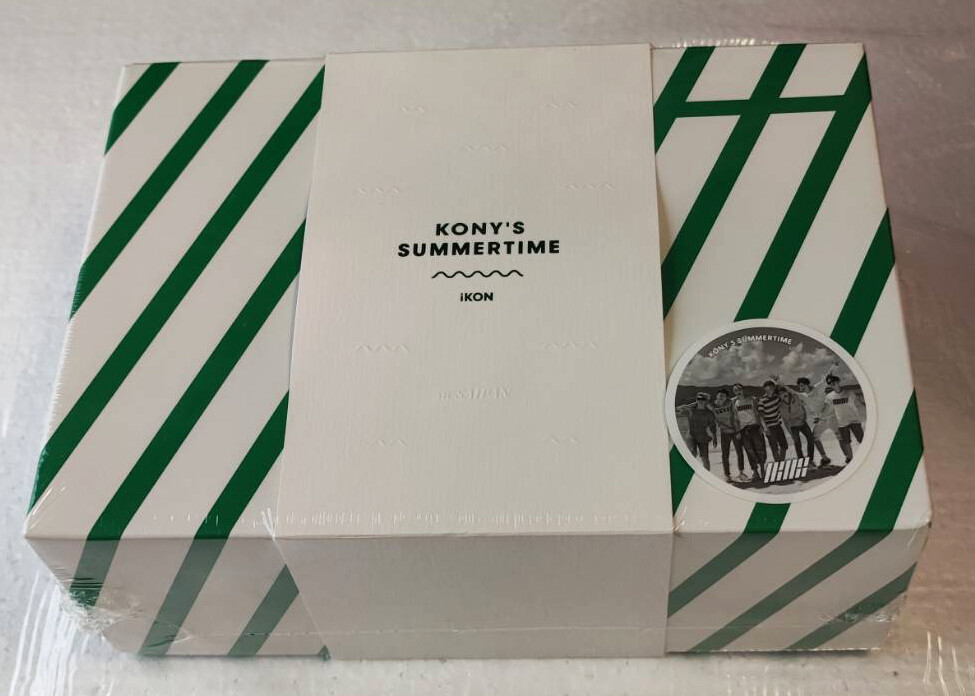 iKON Kony's Summertime DVD Photobook Travel Pouch Extra Photocard