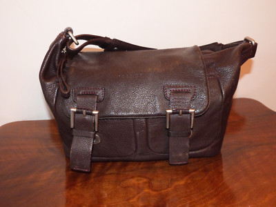 Coccinelle Handtasche Schultertasche dunkelbraun 