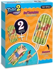 Fruit Popsicle Inflatable Pool Float Tube & Noodle 2-in-1 Floats Raft