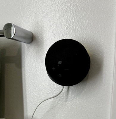 Wall Mount Hanger Holder Stand for Amazon Echo Dot 4th Generation Speaker Black