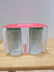 coca cola can shaped glass