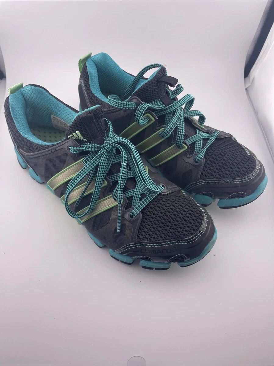 Adidas Climacool Womens Size 6 Running Shoes Gray Blue Green G49540