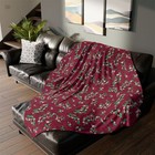 Floral Print Blanket, Cute Flowers Home Decor, Cozy & Soft Throw