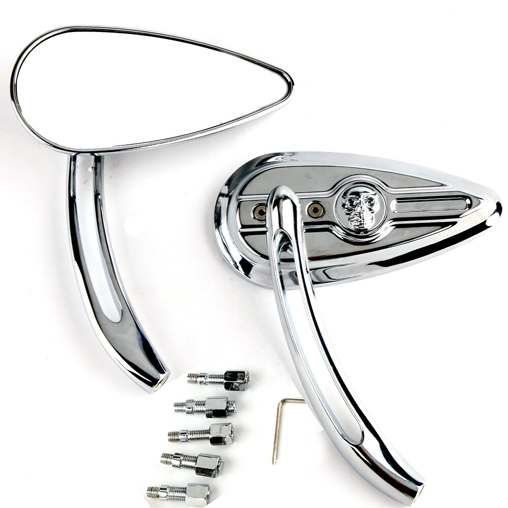 [未使用品]ハーレー Willie G Skull Collection ミラー Willie G Skull Teardrop Mirrors 56000394 | Harley-Davidson USA
