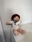 Vintage 1978/1982 Cabbage Patch Kid Red Hair Doll White Sailor Suit Preowned