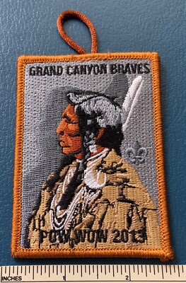 2013 GRAND CANYON BRAVES Boy Scouts of America Pow Wow PATCH Indian BSA Scouting