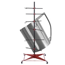 Auto Body Door Fender Panel Holder Tree Center Post Hang Paint Stand Adjustable