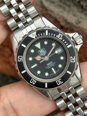 Vintage Tag Heuer Professional 1000 Series 980.008N women
