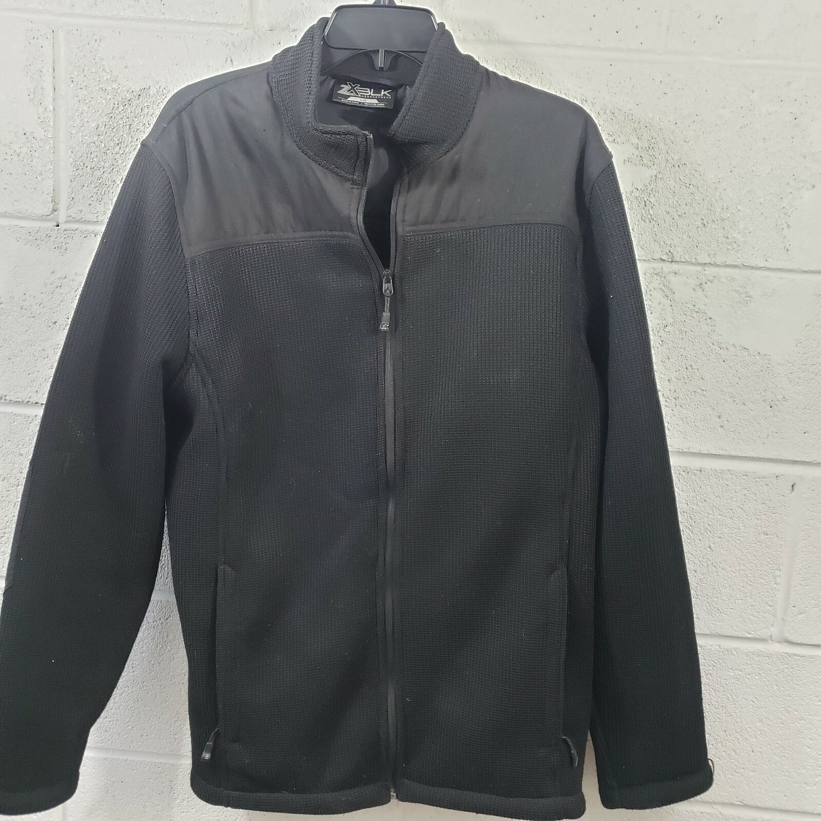 Mens ZEROXPOSUR ZXBLK Performance Black Jacket Coat Size L Euc Zero