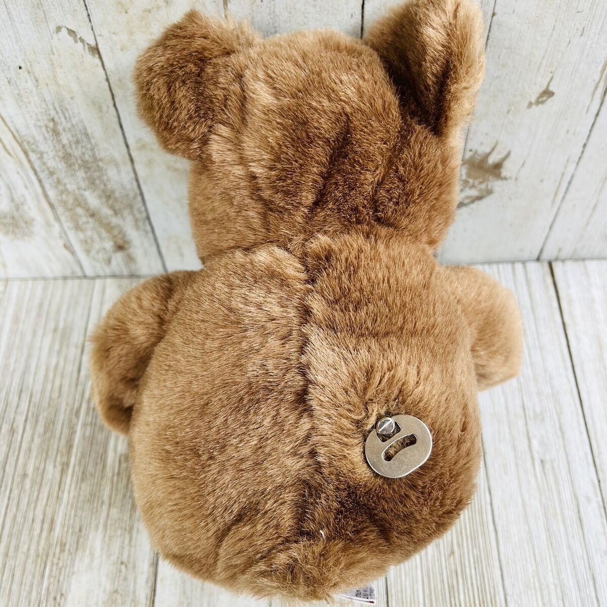 Vintage Kinder Gund Brown Bear 1987 Stuffed Animal Plush