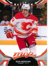 2022-23 Upper Deck MVP Sean Monahan #86 ICE BATTLES PARALLEL HOCKEY CARD