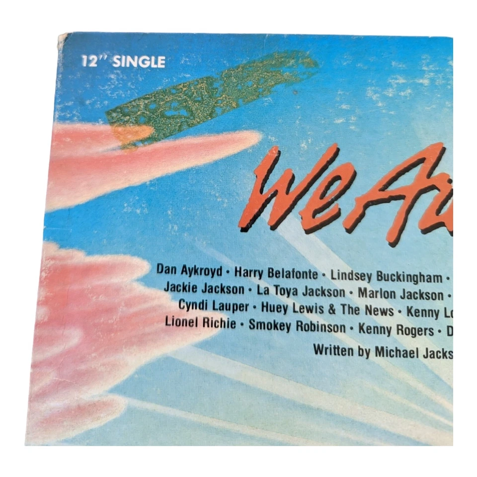 USA For Africa 12" Single We Are the World 1985 LP US2-05179 Shrink Foto 4 de 4