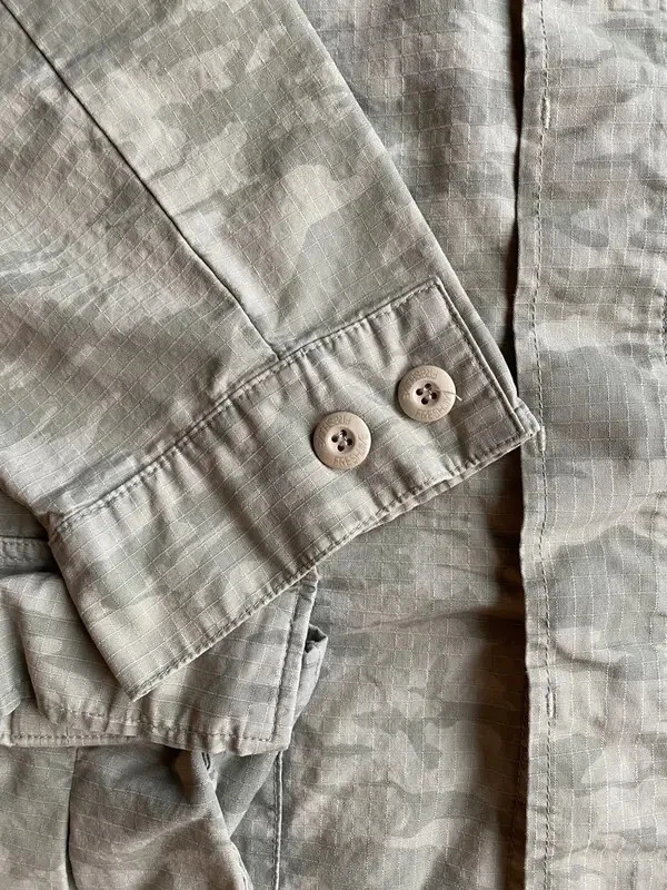 Jaqueta de Campo Militar Freahjive Rip Stop Camuflagem Tamanho XL Masculina Quatro Bolsos Frente - Imagem 4 de 4