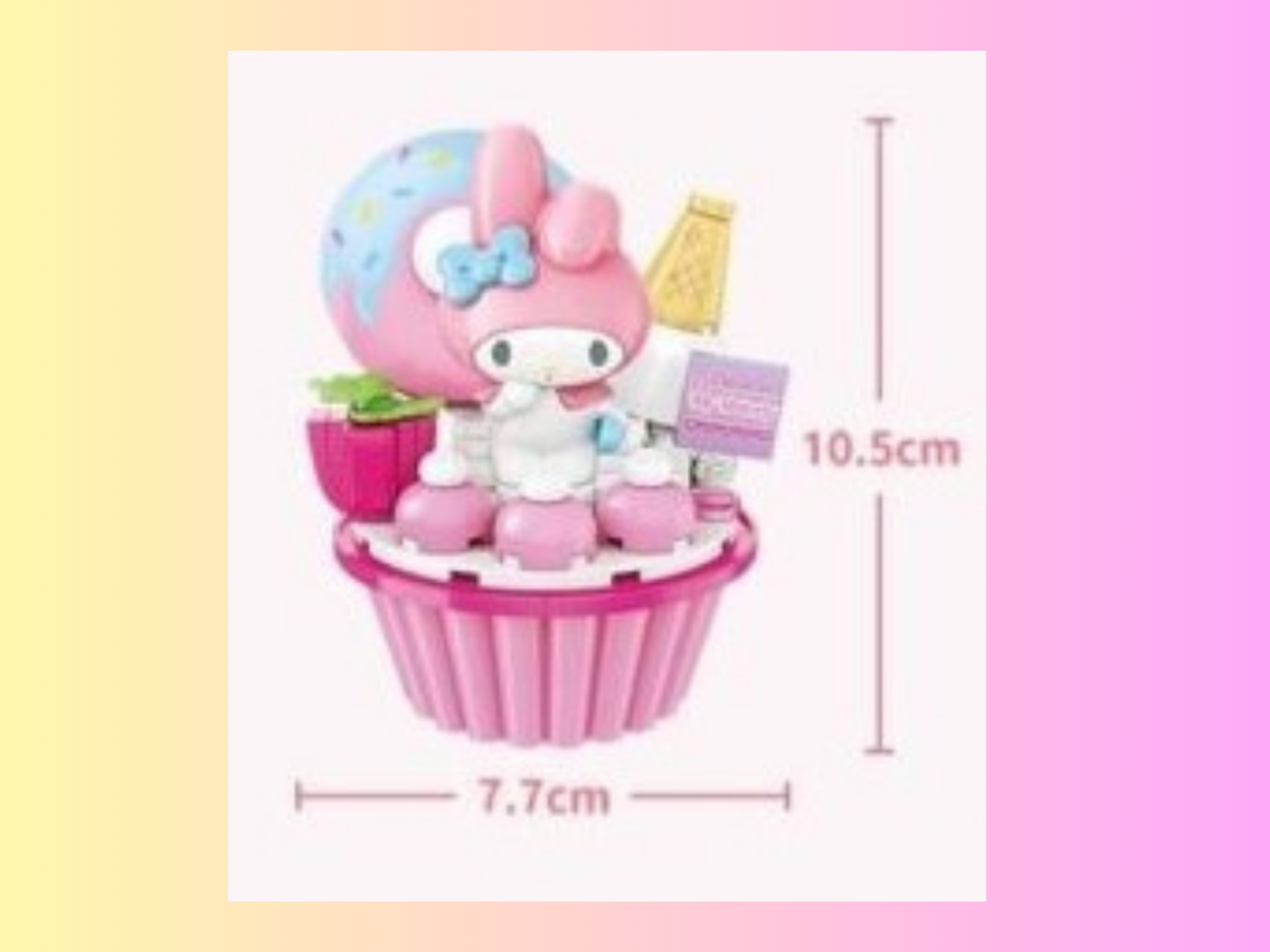 My Melody Strawberry Cupcake Building Blocks Toy Sanrio Cup cakes